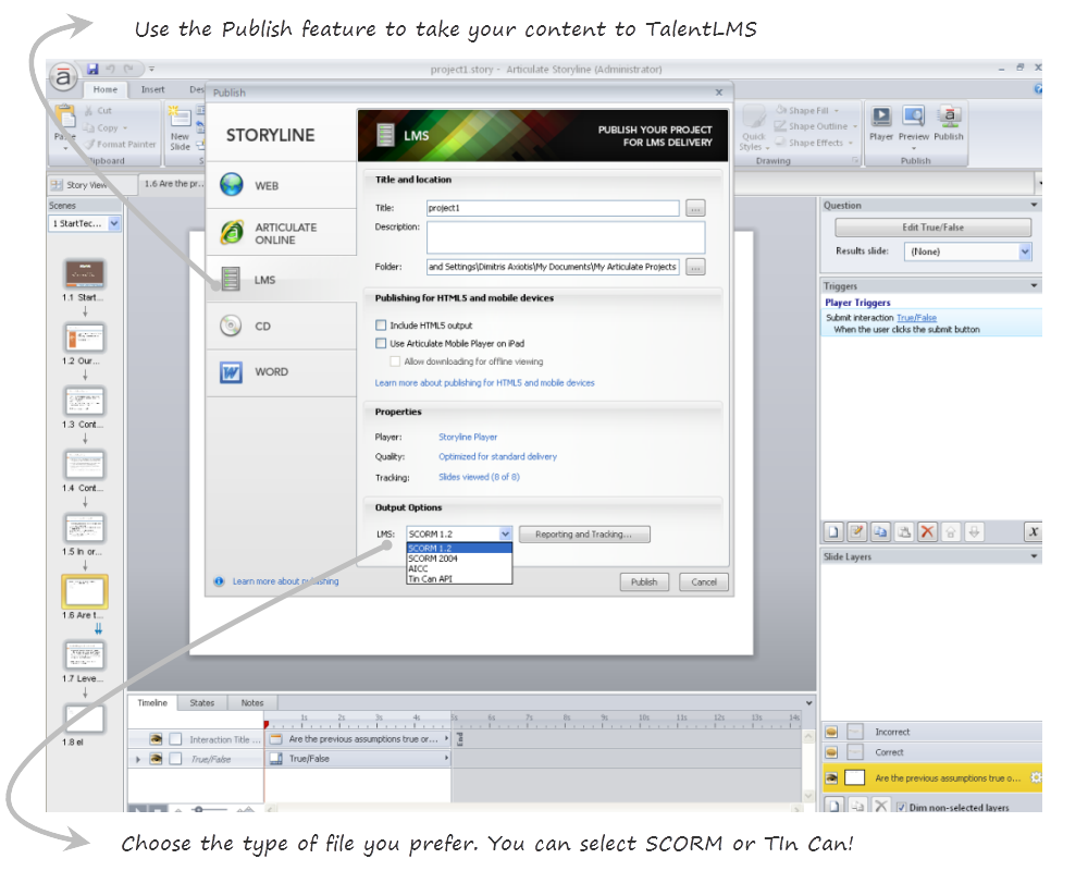 Using Articulate Storyline Scorm With Talentlms Talentlms Blog