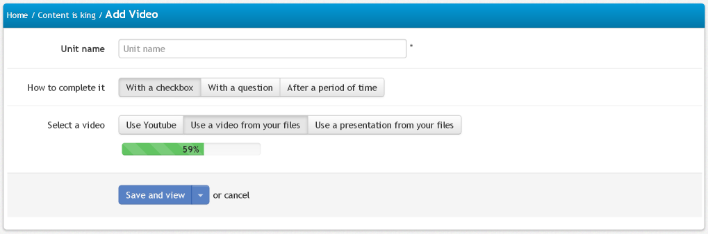 Simply upload your videos and we will render them to be Web compatible