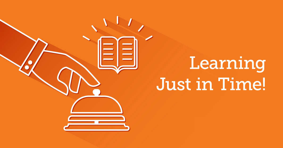 Just in Time Training for Active Learning In The Workplace