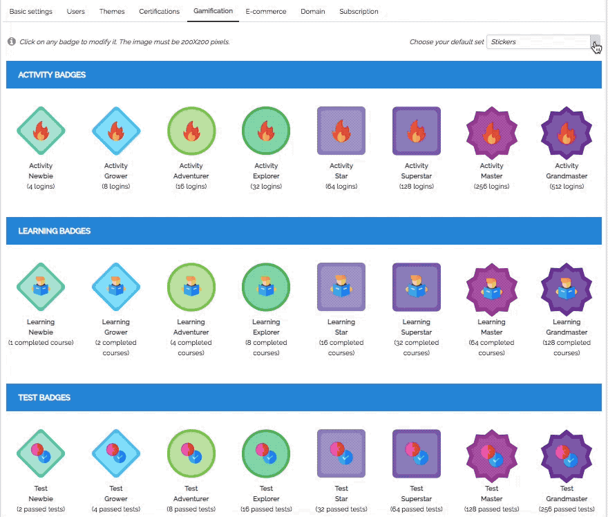 Gamification Badges - Fall 2018 TalentLMS Update