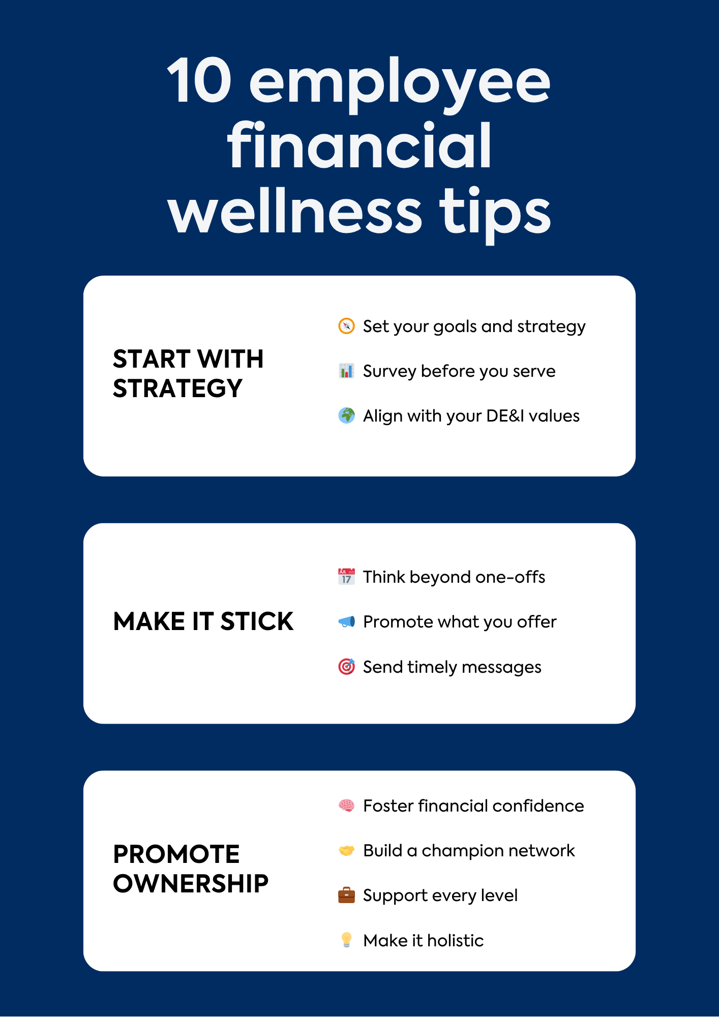10 employee financial wellness tips