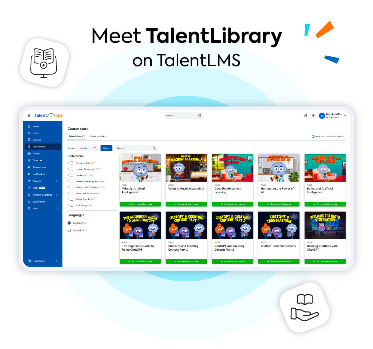TalentLibrary ready-made courses