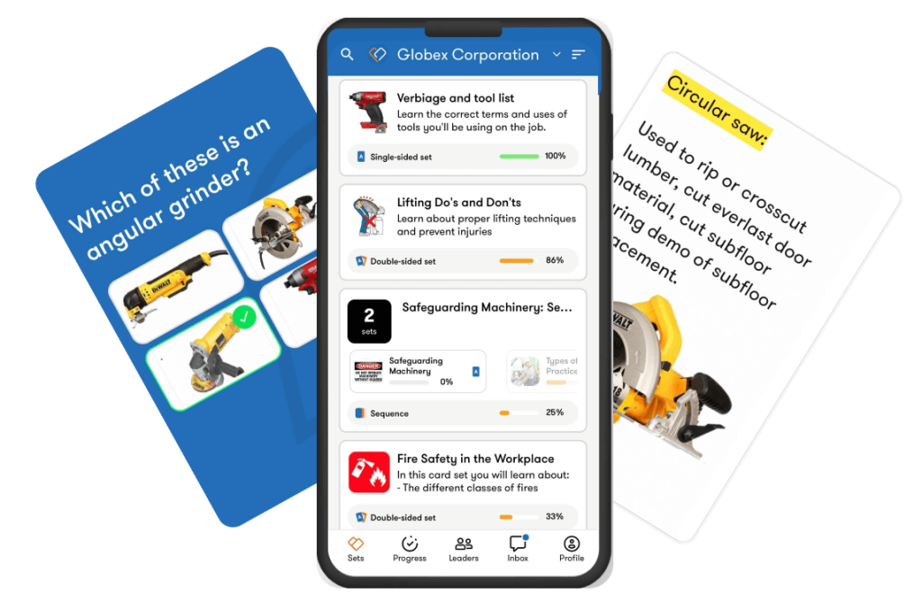 Deliver technical training in the field with a mobile learning app.