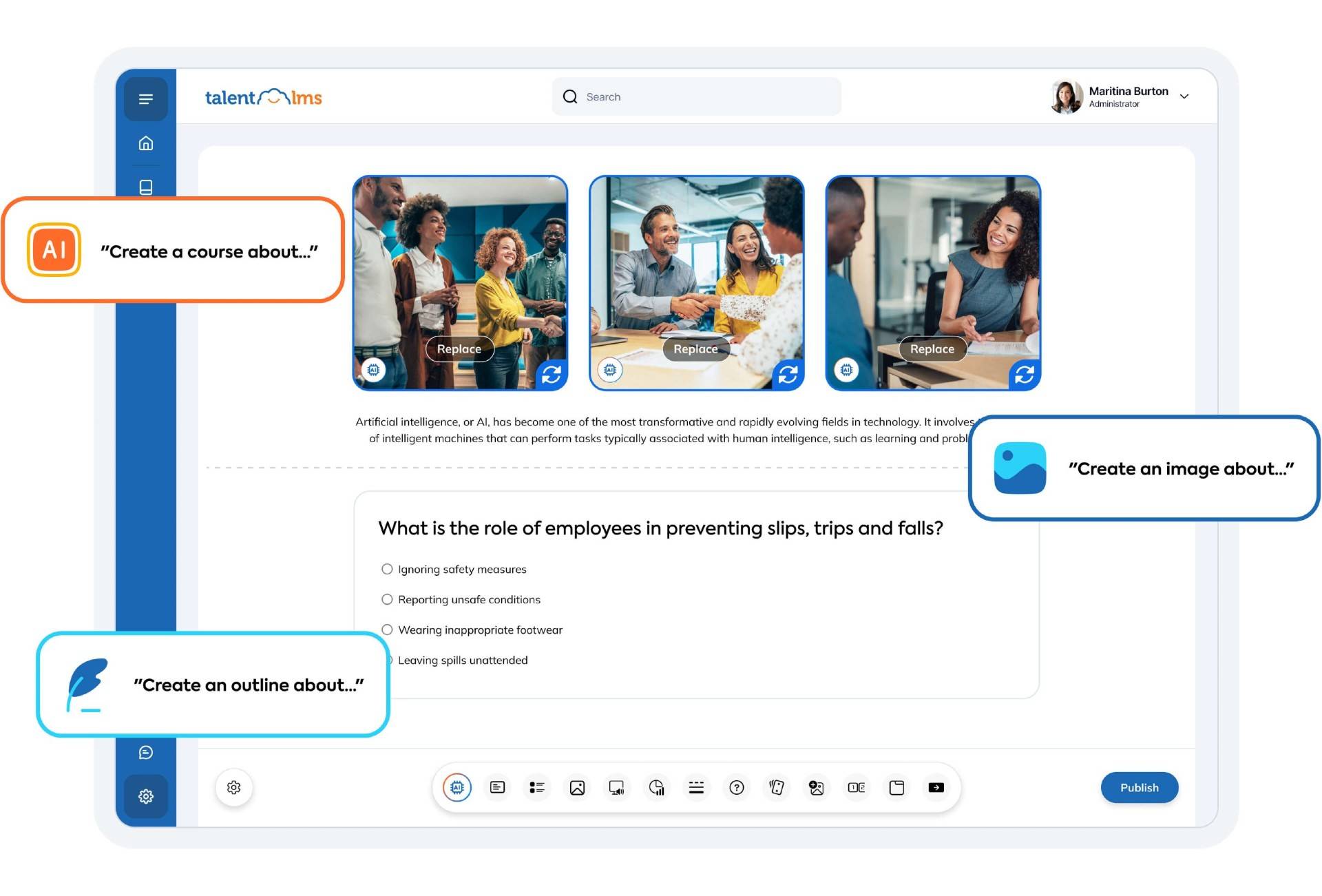 AI-powered LMS