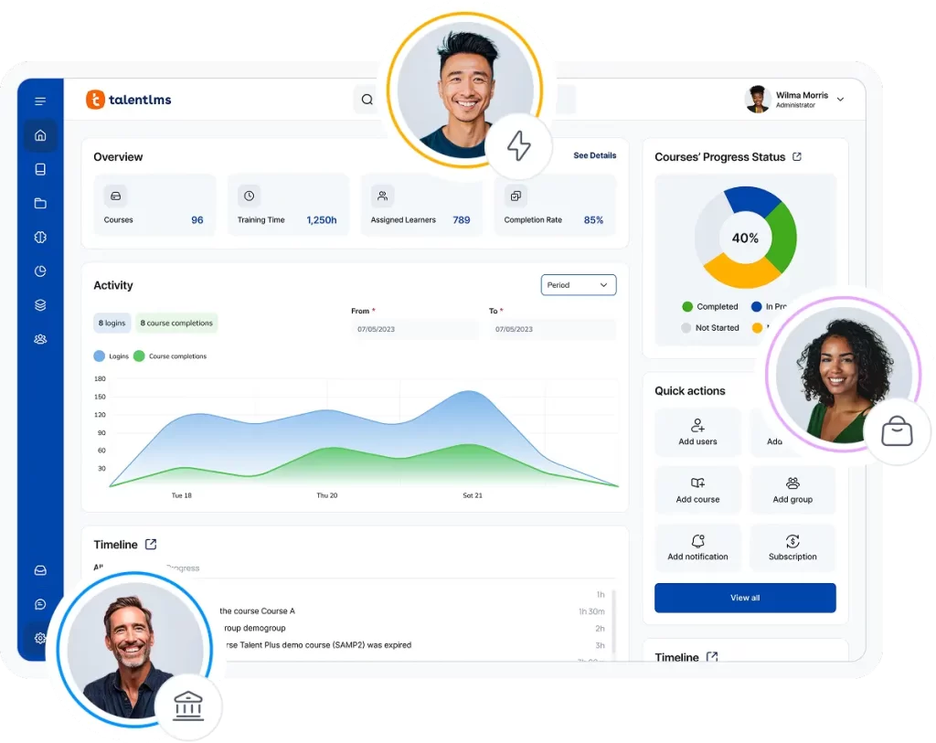 TalentLMS platform