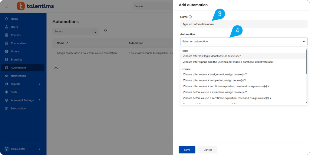 Learning Paths Automations