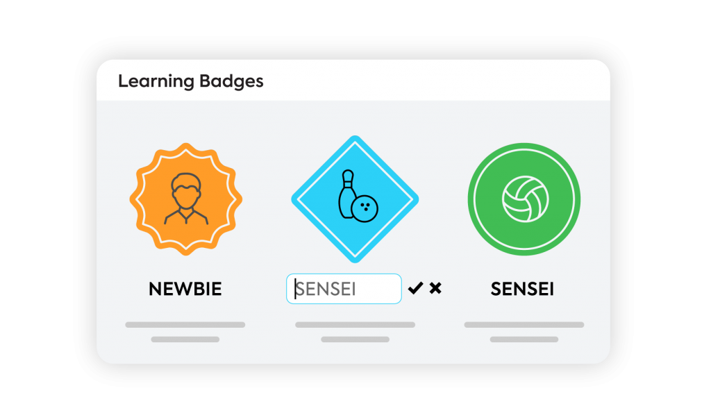 Image of TalentLMS badges dashboard