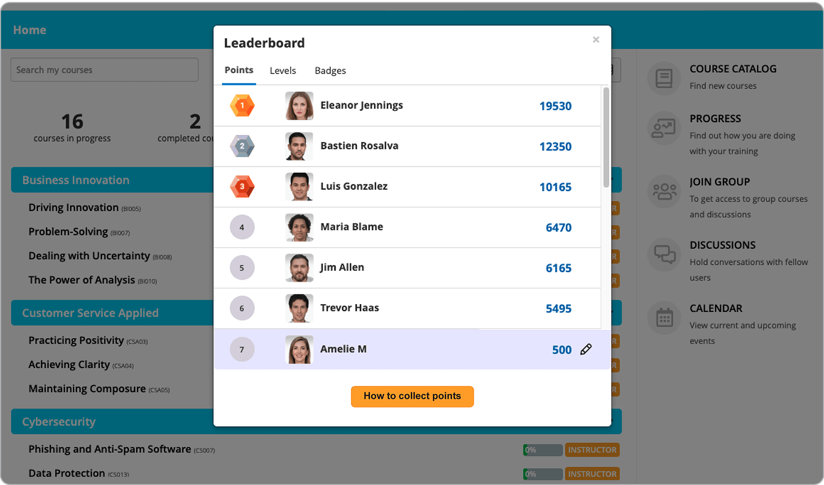 Enable leaderboards and gamification – Knowledge Base