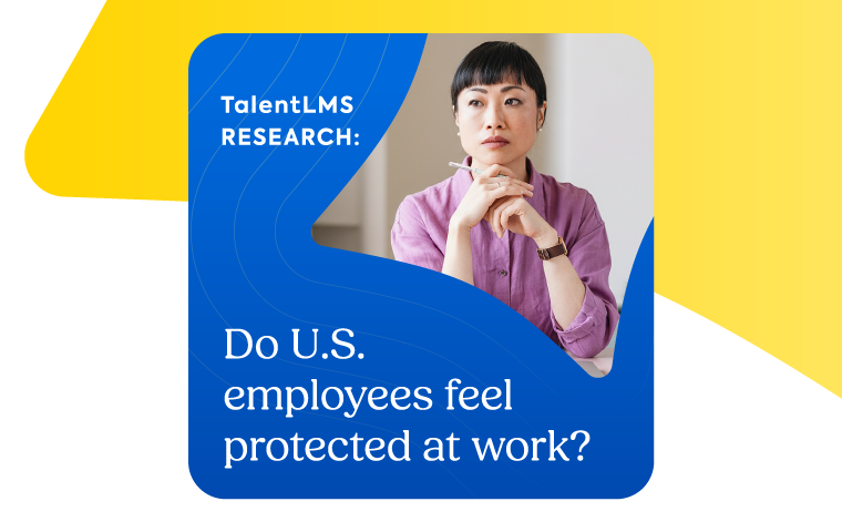 Megamenu thumbnail: Do U.S. employees feel protected at work? TalentLMS research