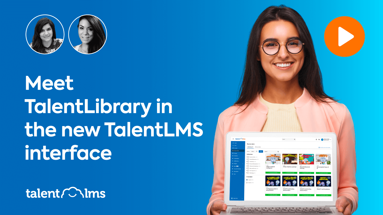 Meet TalentLibrary in the New TalentLMS Interface
