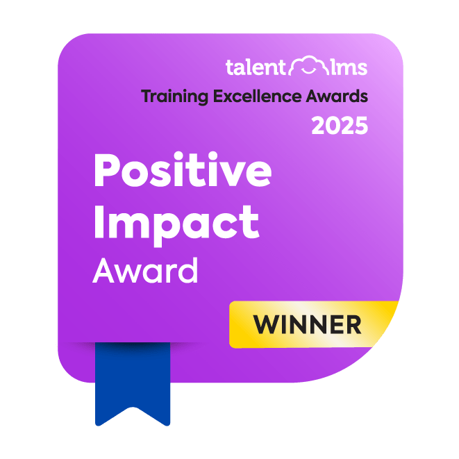 TalentLMS Training Excellence Awards: Positive Impact Category