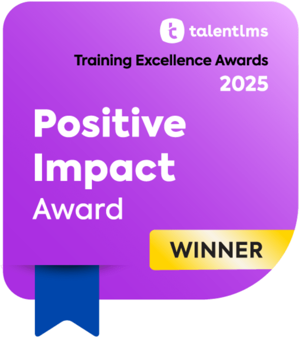 TalentLMS Training Excellence Awards: Positive Impact Category