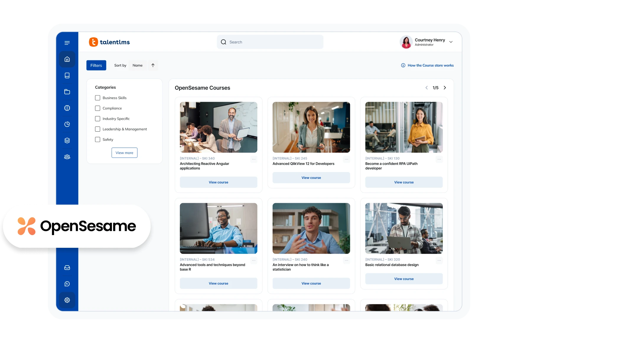 OpenSesame for TalentLMS.