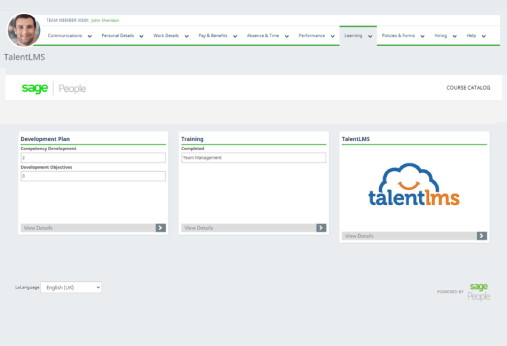 Courses | TalentLMS - Sage People